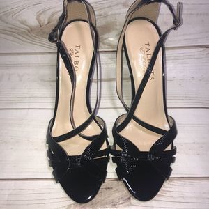 Talbots Getty Black Patent Leather Heel-Size 6B